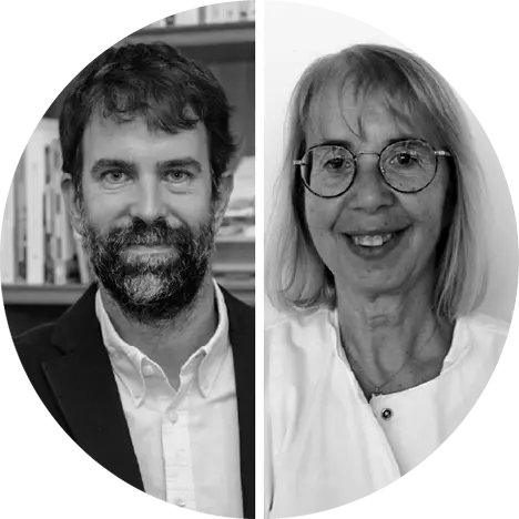 Retratos de Rafa Guerrero y Carmen Timoneda