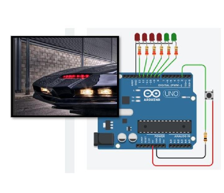 El coche fantástico. Nuestro primer circuito electrónico