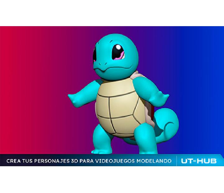Crea tus personajes en 3D para videojuegos modelando