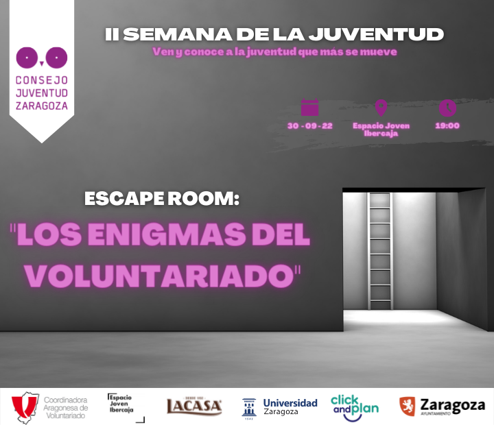 Escape room: Los enigmas del voluntariado