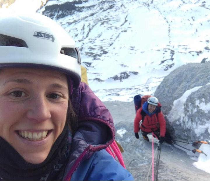 No solo Eiger, primera cordada femenina española en subir por su cara norte