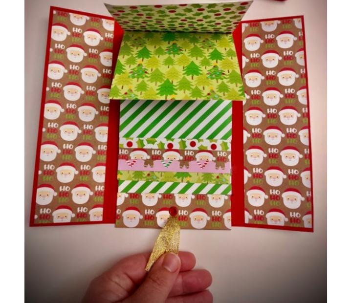 Scrapbooking: Crea tu tarjeta navideña interactiva