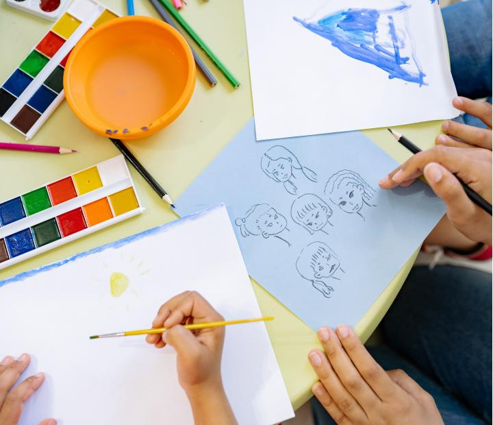 Dibujo y pintura para niños y niñas
