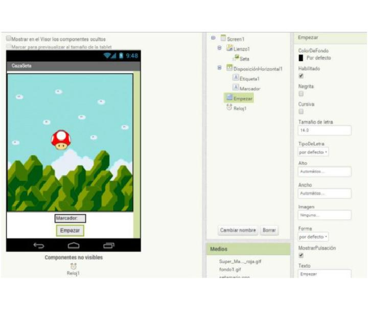 App inventor. Programación de aplicaciones