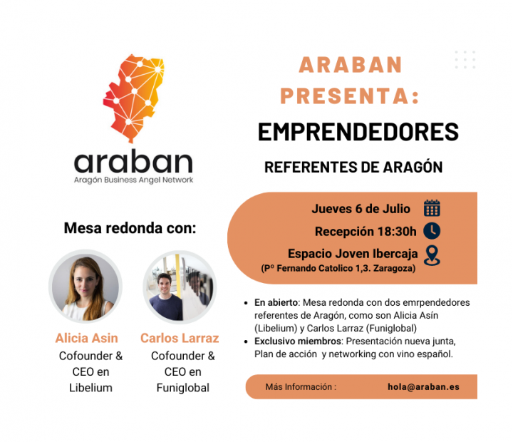 ARABAN presenta: Emprendedores referentes de Aragón (Interno)