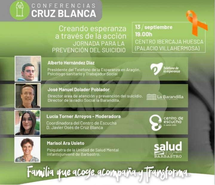 Jornada para la prevención del suicidio. Esperanza a través de la acción