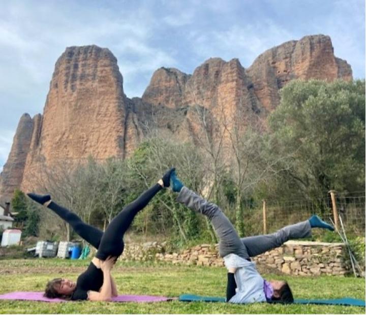 Sábado de pilates en pareja