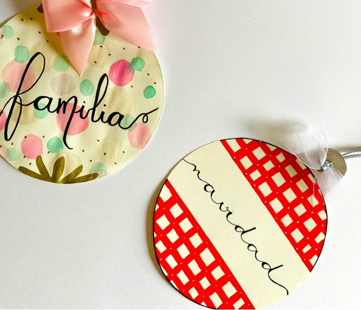 Lettering navideño para niños y niñas