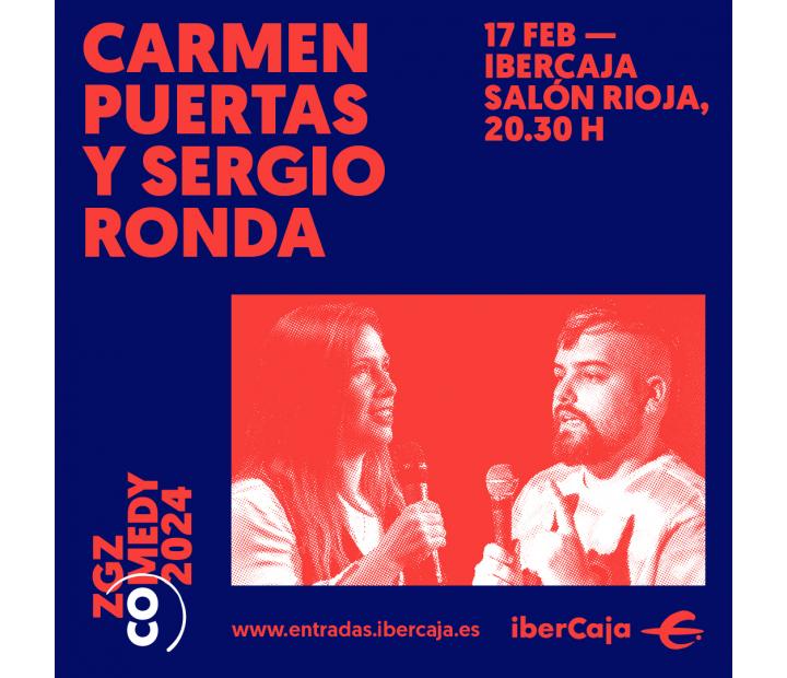 Zaragoza Comedy. Carmen Puertas y Sergio Ronda