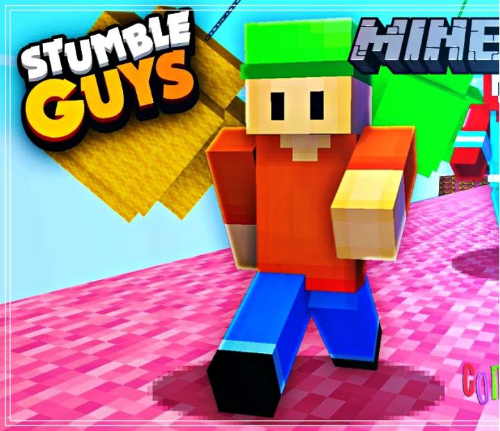 Crea tu universo Stumble Guys con Minecraft