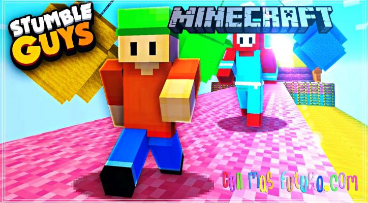 Crea tu universo Stumble Guys con Minecraft