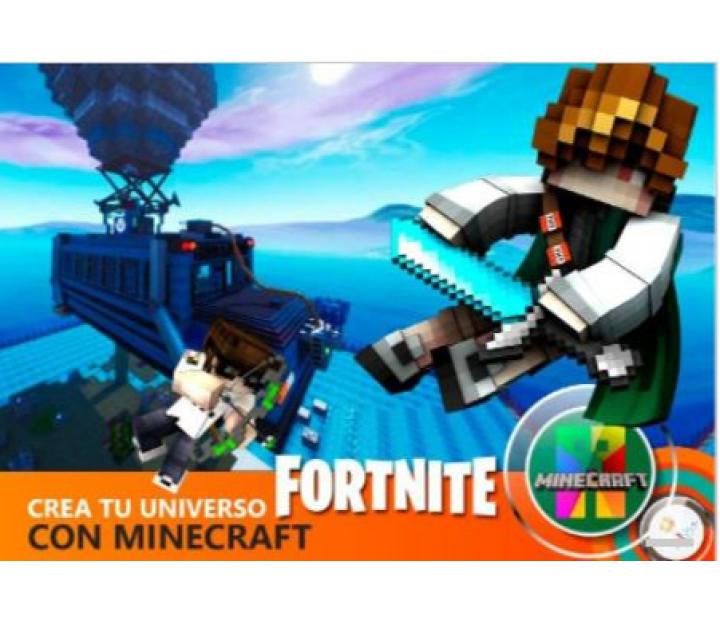 Aventuras épicas. Construye tu mundo Fortnite en Minecraft