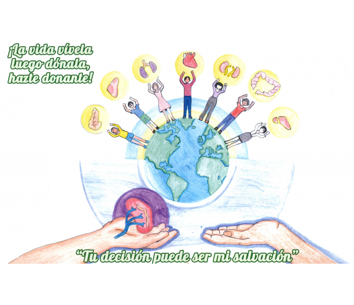 Donar es amar. Dibujos del Concurso de ALCER-Huesca