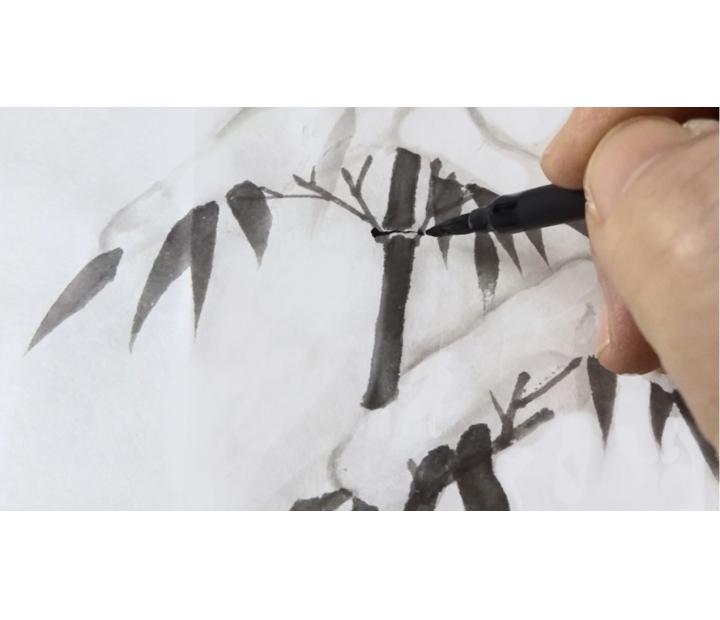 Sumi-e. La técnica artística japonesa sobre papel de arroz