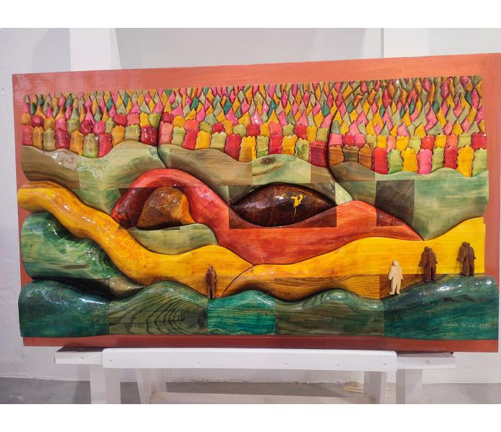 Cuando la madera recuperada se convierte en Arte. Joaquín Fernández Lozano