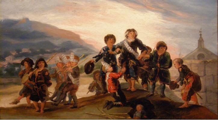 Juegos de niños de Goya, en la mirada de Javier Martínez