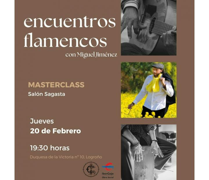 MASTERCLASS gratuita de iniciación al Flamenco con Miguel Jiménez. Encuentros Flamencos 2025