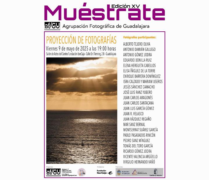 XV Edición Muéstrate. Agrupación fotográfica