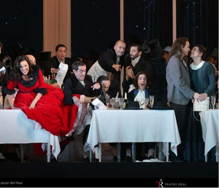 Retransmisión de la ópera. La Boheme de Puccini