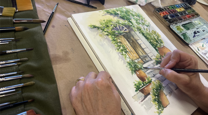 Pintura con Marian. Miércoles 9.45 h