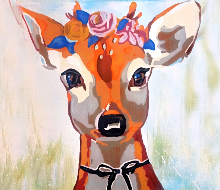 Pintura creativa con Marga