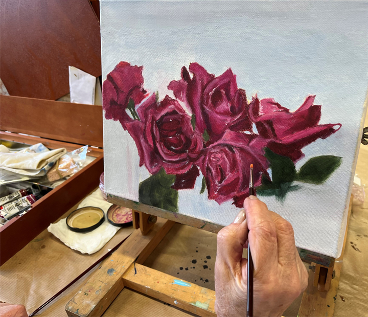 Pintura con Marian. Viernes