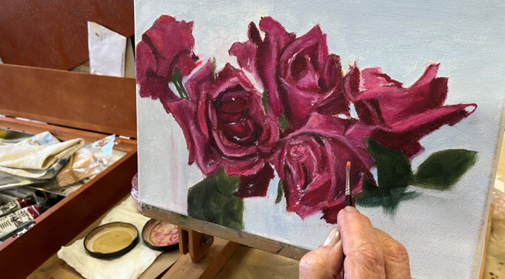 Pintura con Marian. Viernes