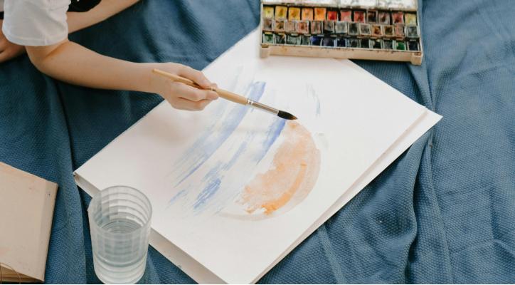 Escuela de Arte para niños. Taller de Acuarela, la magia del agua y el color
