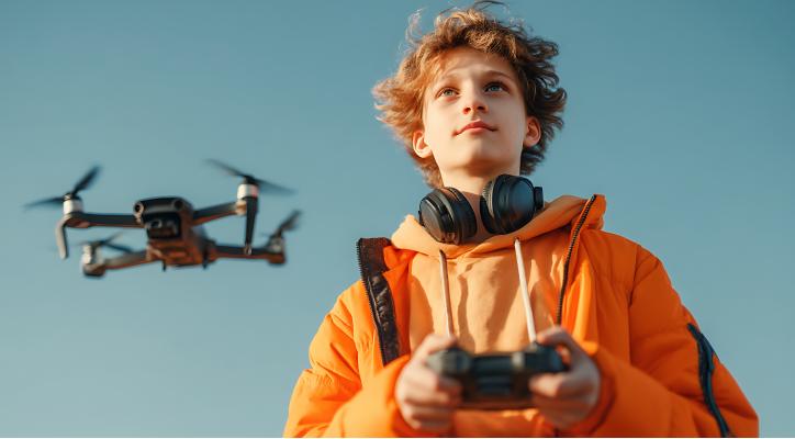 ¡Una navidad de altura! Pilotaje de drones para niños y jóvenes