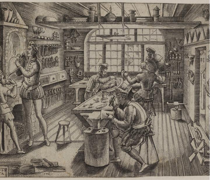Un viaje al taller de los plateros zaragozanos de la Edad Moderna 