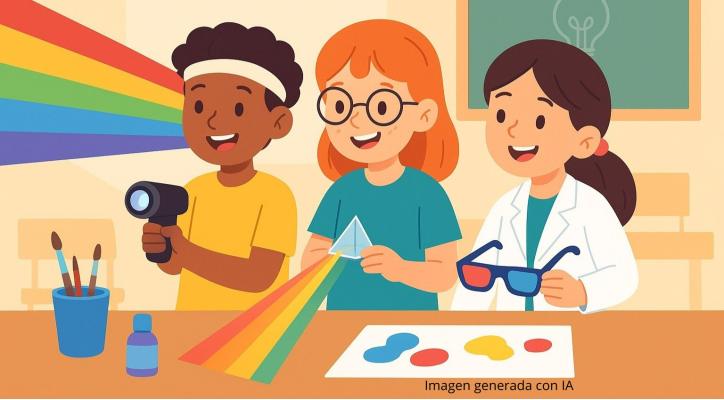 Mes de la ciencia, 2025. Luz, color, visión