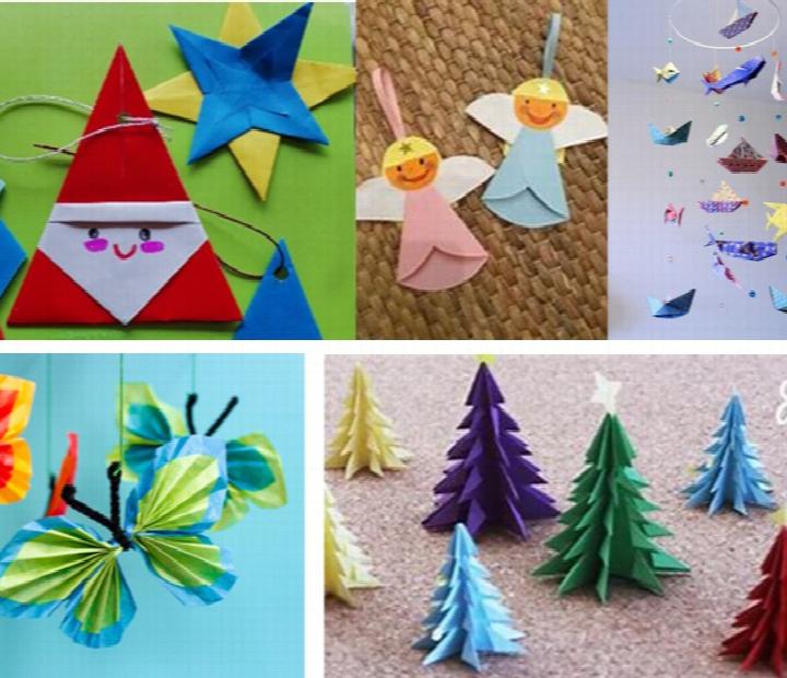 Taller navideño para niños. Decora la Navidad con papiroflexia