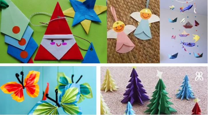 Taller navideño para niños. Decora la Navidad con papiroflexia