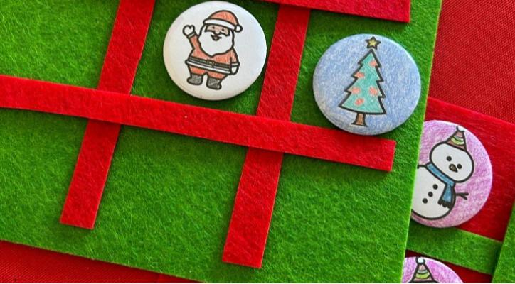 1,2,3...en raya navideño