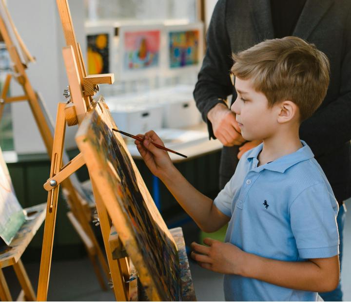 Escuela de Arte para niños. Óleo, la técnica expresiva