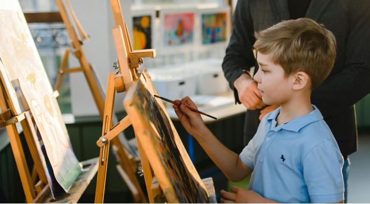 Escuela de Arte para niños. Óleo, la técnica expresiva