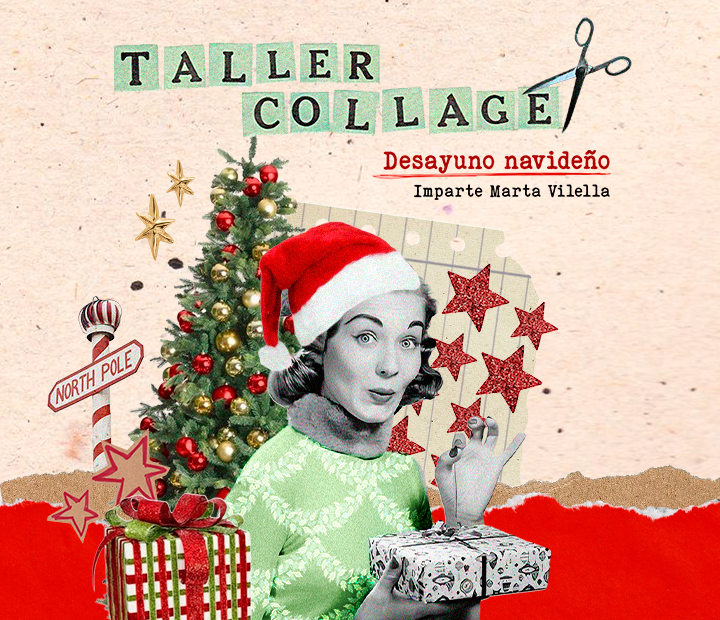 Desayuno navideño: taller de collage