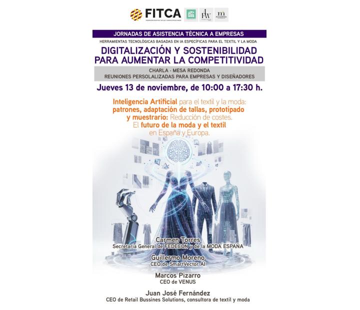 Digitalización y sostenibilidad para aumentar la competitividad- Inteligencia Artificial para el textil y la moda.