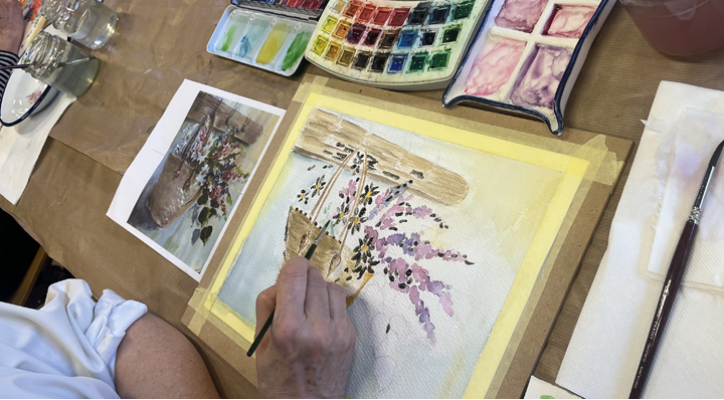 Pintura con Marian Ruiz