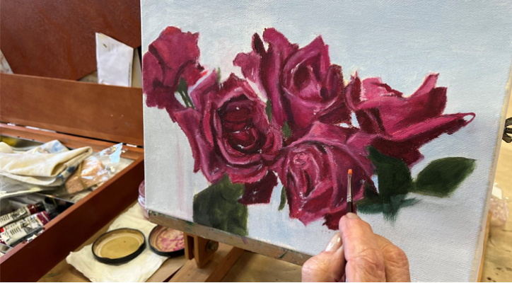 Pintura con Marian. Viernes