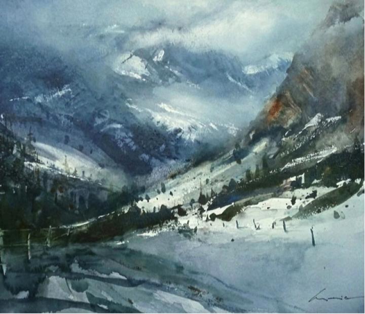 Sentimiento en acuarela