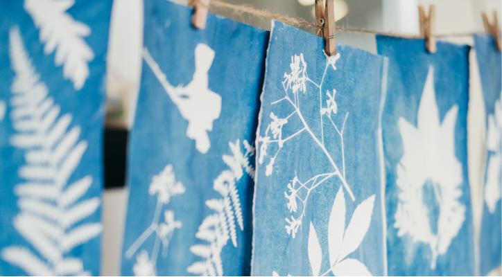 Cianotipia: la magia de azul. Sesión 12 h.