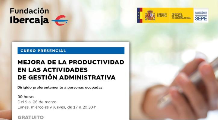 Mejora de la productividad en las actividades de gestión administrativa. ADGD373PO