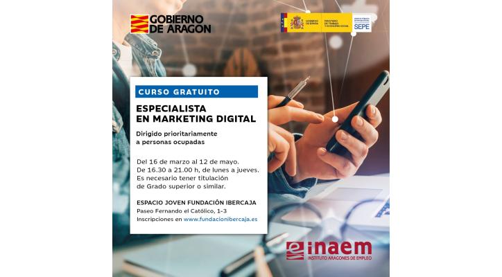 Especialista en Marketing digital
