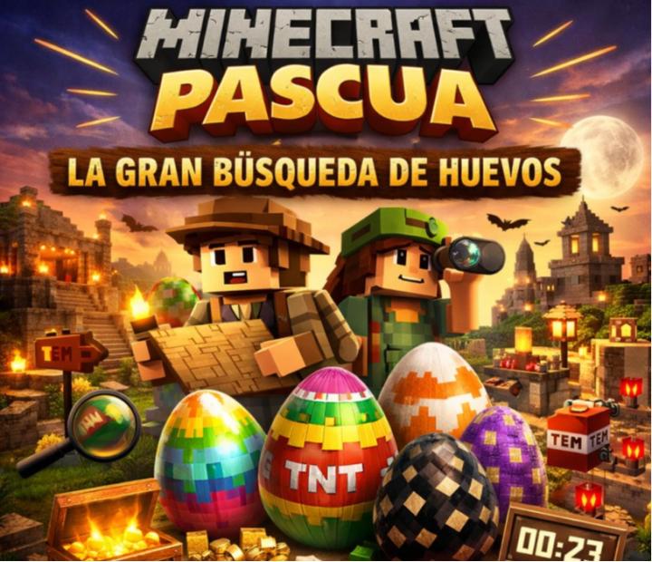 Minecraft Pascua. La gran búsqueda de huevos
