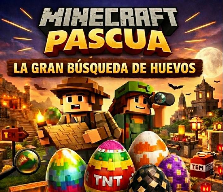 Minecraft Pascua. La gran búsqueda de huevos