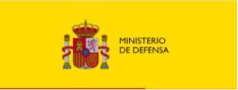Logo Ministerio de Defensa.