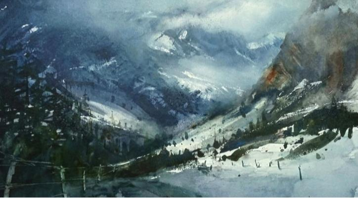 Sentimiento en acuarela