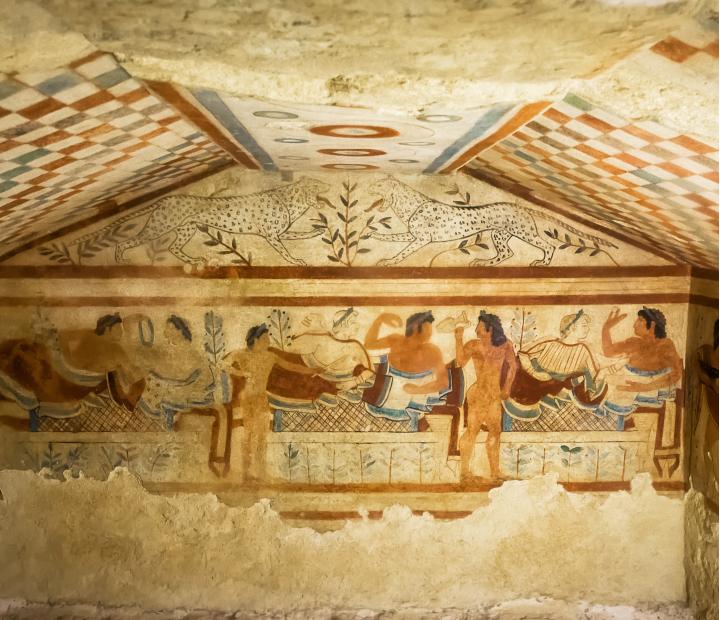 Las pinturas etruscas de Tarquinia