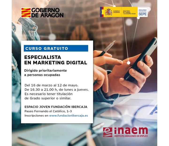 Especialista en Marketing digital